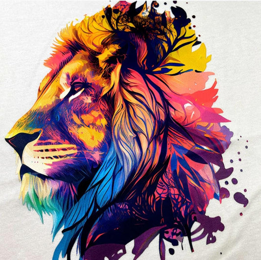 Camiseta Feminina Off White Leão