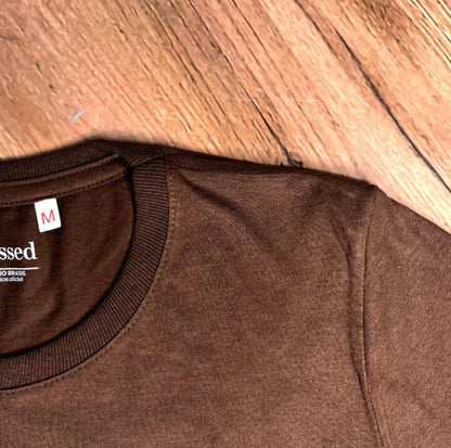 Camiseta Feminina Marrom Cruz Espinhos