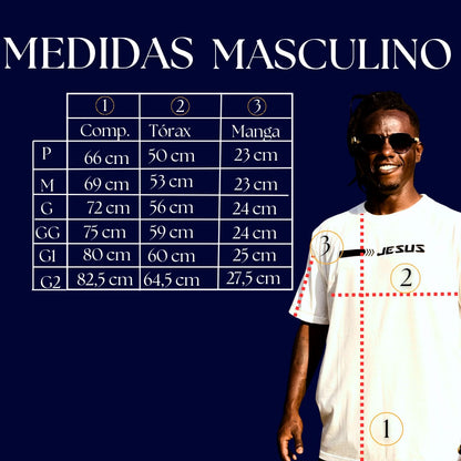 Camiseta Masculina Azul God is Good