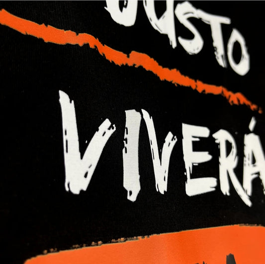 Camiseta Masculina Preta O Justo Viverá Pela Fé